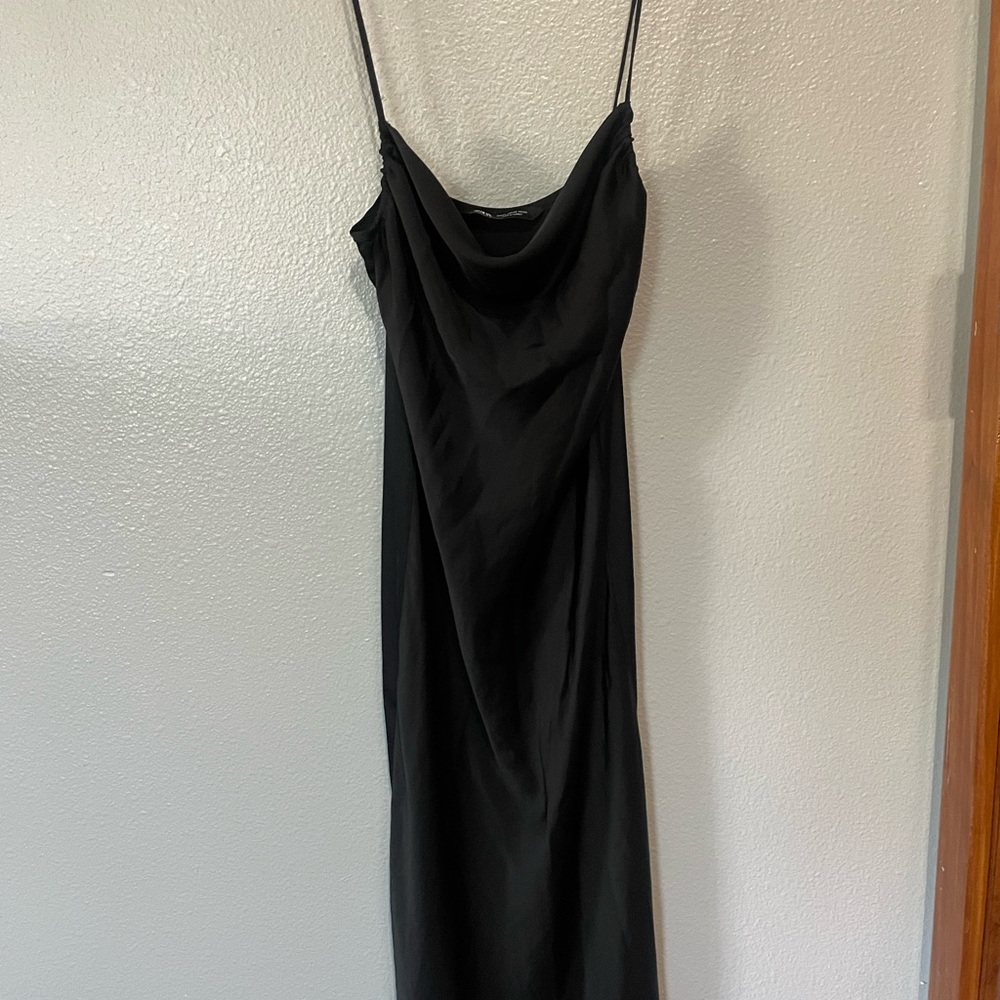 Zara Black Strapless Dress